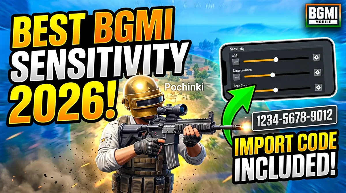 BGMI Sensitivity Code 2026 – Best Settings & Import Guide