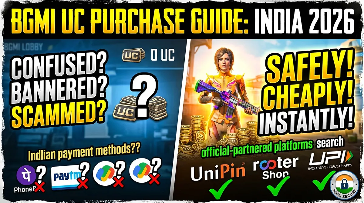 BGMI UC Purchase: Best Guide to Buy UC in India 2026