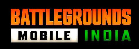 bgmi logo black backgroud orange white green indian flag color logo