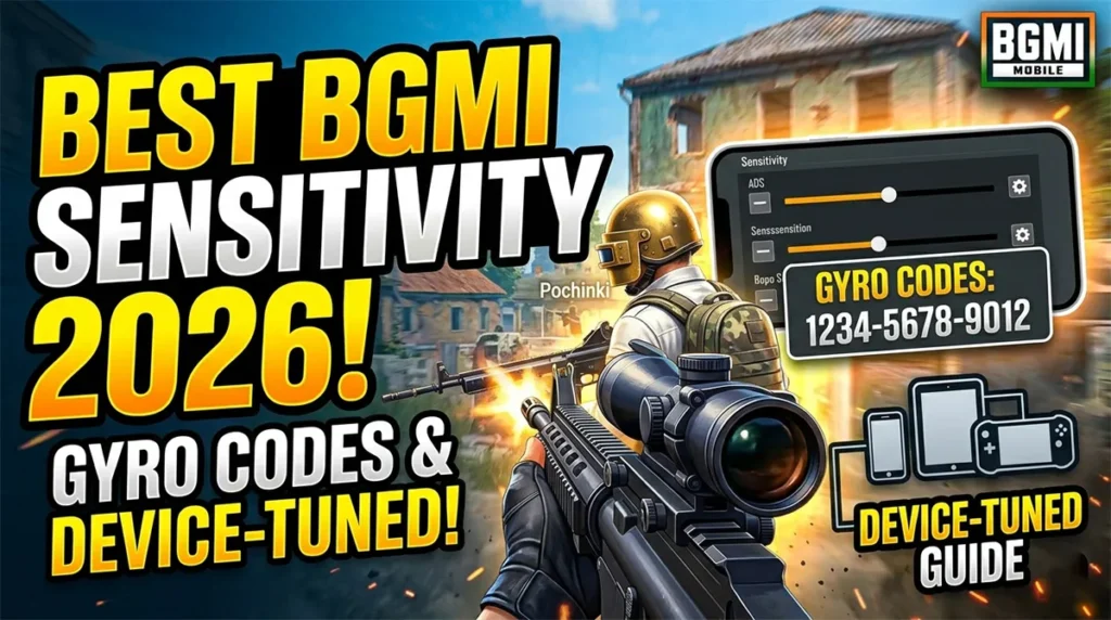 BGMI sensitivity settings