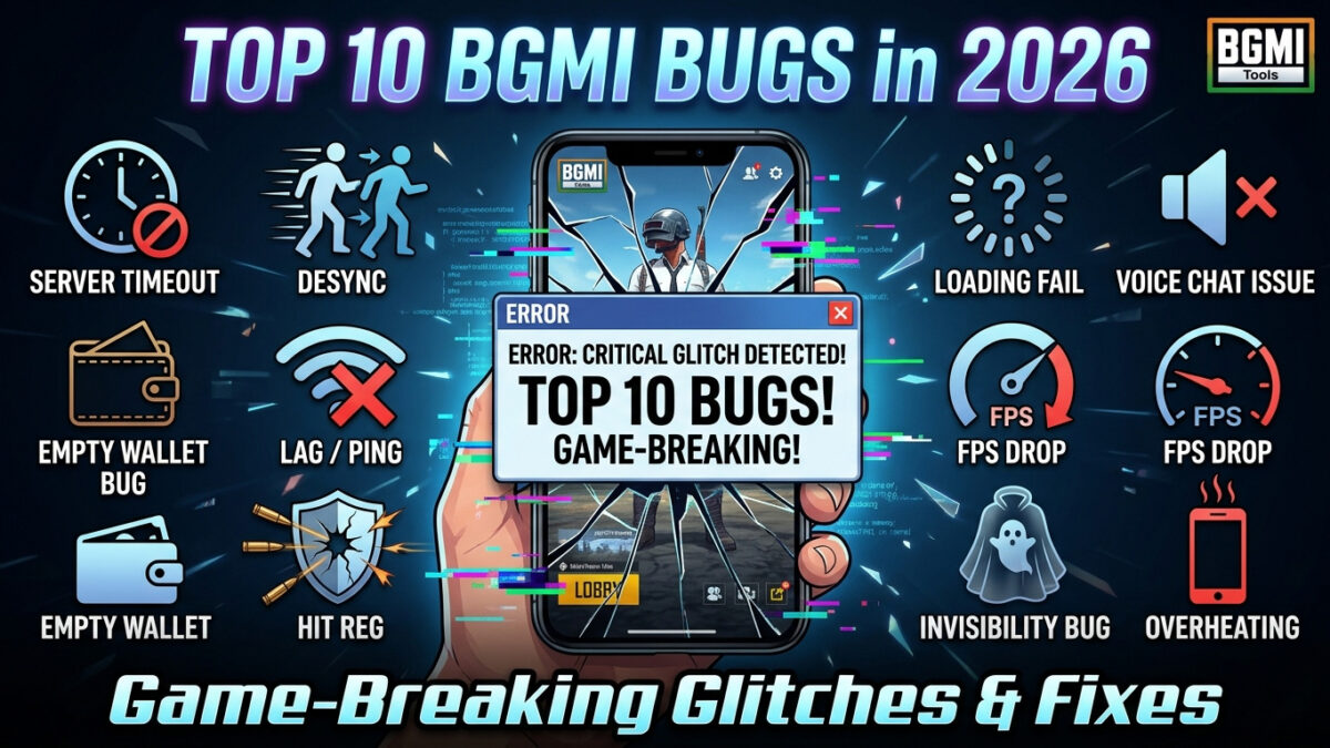 Top 10 BGMI Bugs in 2026: Game-Breaking Glitches & Fixes