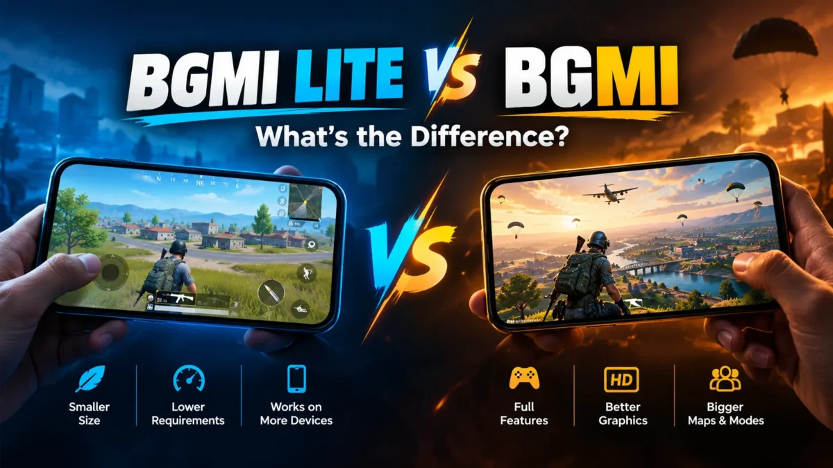BGMI Lite vs BGMI: Size, Graphics, Cross-Play Which One to Install